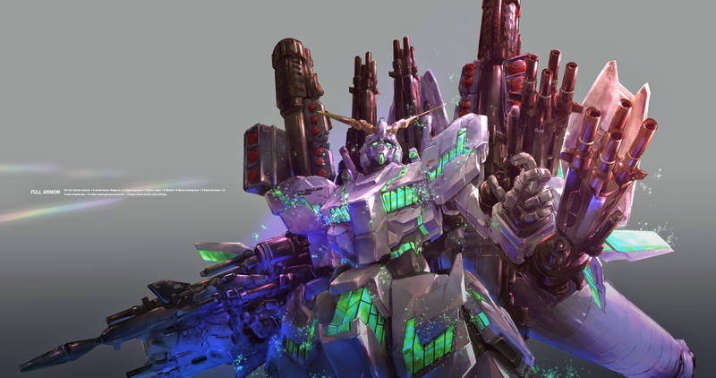 Illustration for article titled Here's Some Badass Gundam Artwork
